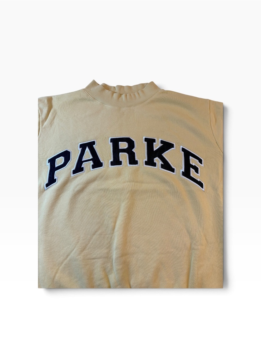 PARKE Cake Batter Varsity Mockneck - Birthday Collection - Size L/XL - Picture 5 of 11